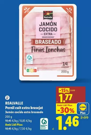 Realvalle - Jamon Cocido Extra Braseado