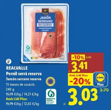 Realvalle - Jamón Serrano Reserva