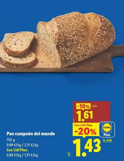 Pan Campeon Del Mundo