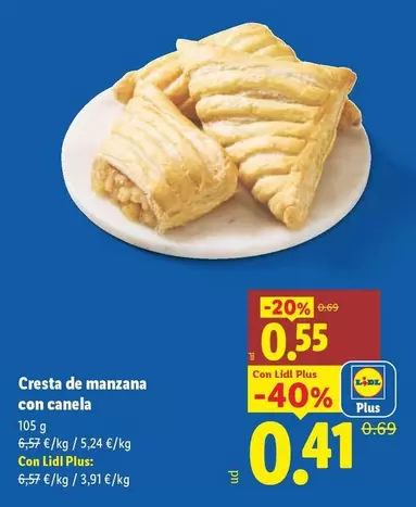 Cresta De Manzana Con Canela