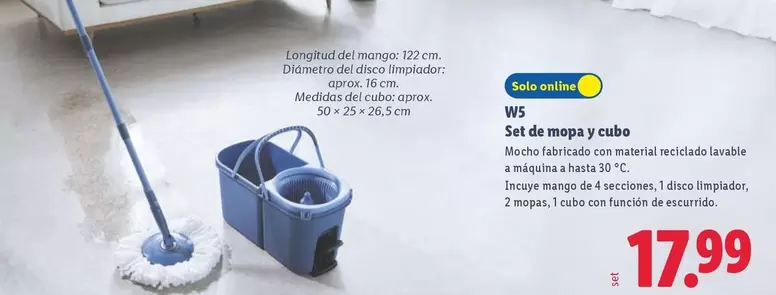 W5 - Set De Mopa Y Cubo