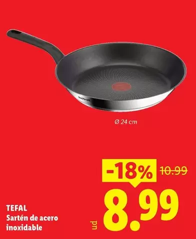 Tefal - Sarten De Acero Inoxidable