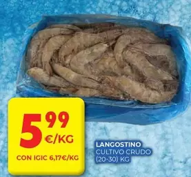 Langostino Cultivo Crudo