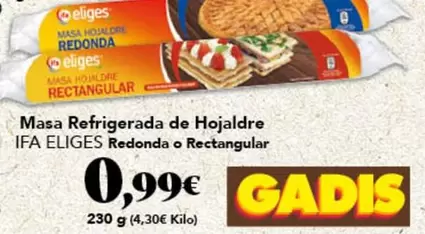 Ifa Eliges - Masa Refrigerada De Hojaldre
