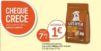 Ultima - Comida Para Perros Con Pollo Mini Adulto