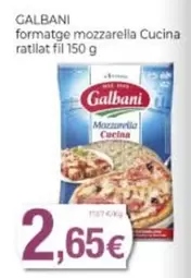 Galbani - Formatge Mozzarella Cucina Ratllat Fil