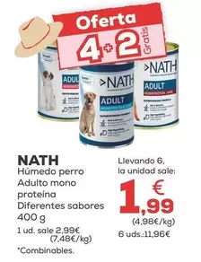 Nath - Humedo Perro Adulto Mono Proteina