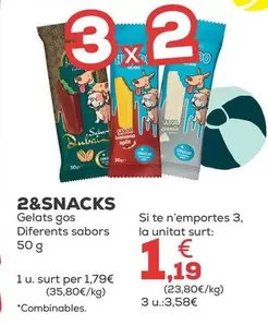 2&Snacks - Helados Perro