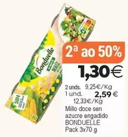 Bonduelle - Millo Doce Sen Azucre Engadido
