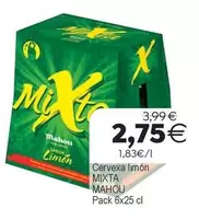 Mahou - Cervexa Limon Mixta