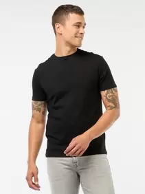 Camiseta recta de punto lisa