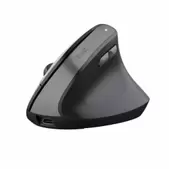 Ratón Vertical Inalámbrico Trust Bayo II/ Batería recargable/ Hasta 2400 DPI