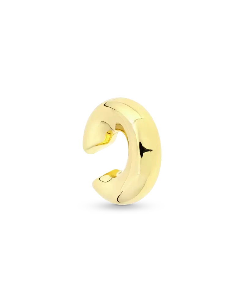 Earcuff - Puffy Gold