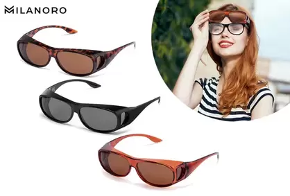 Cubregafas de sol con funda protectora