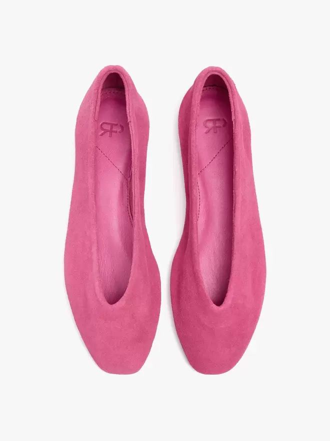 Bailarinas de piel de ante