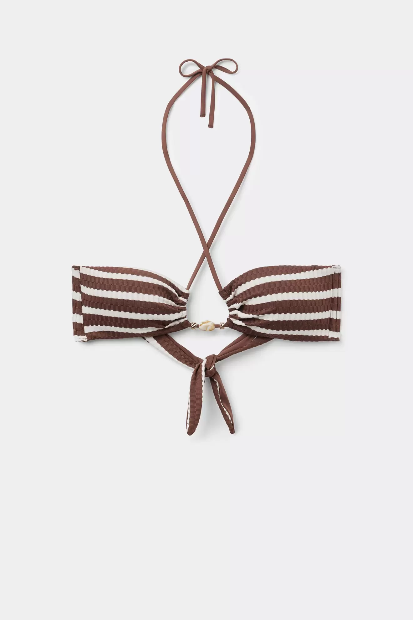 Top Bikini Brasier con Relleno Extraíble Desert Stripes