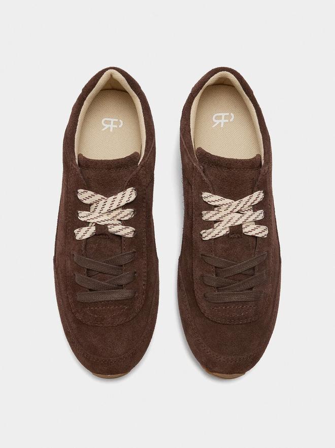Zapatilla de piel retro running