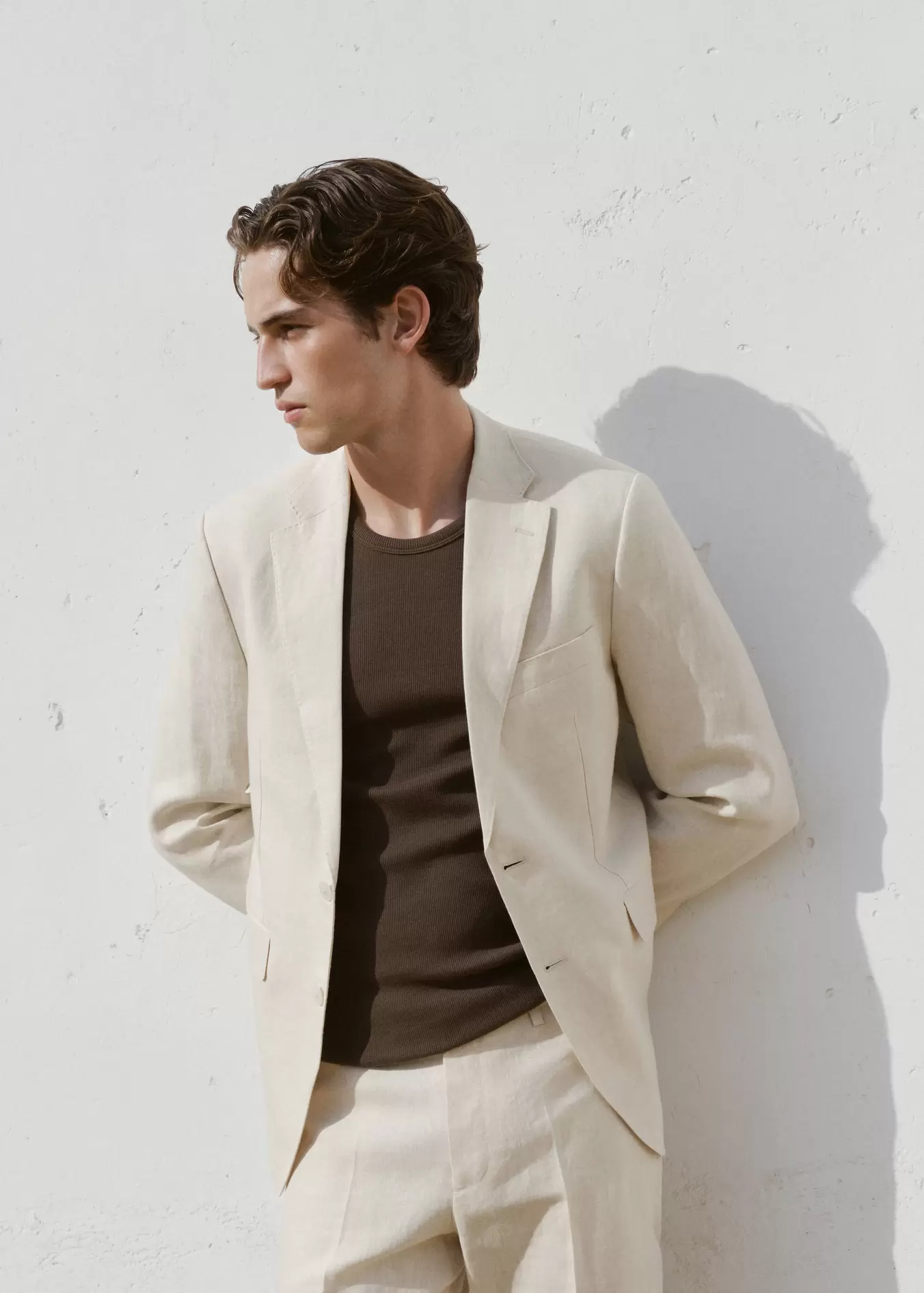 Americana traje Amalfi 100% lino slim fit