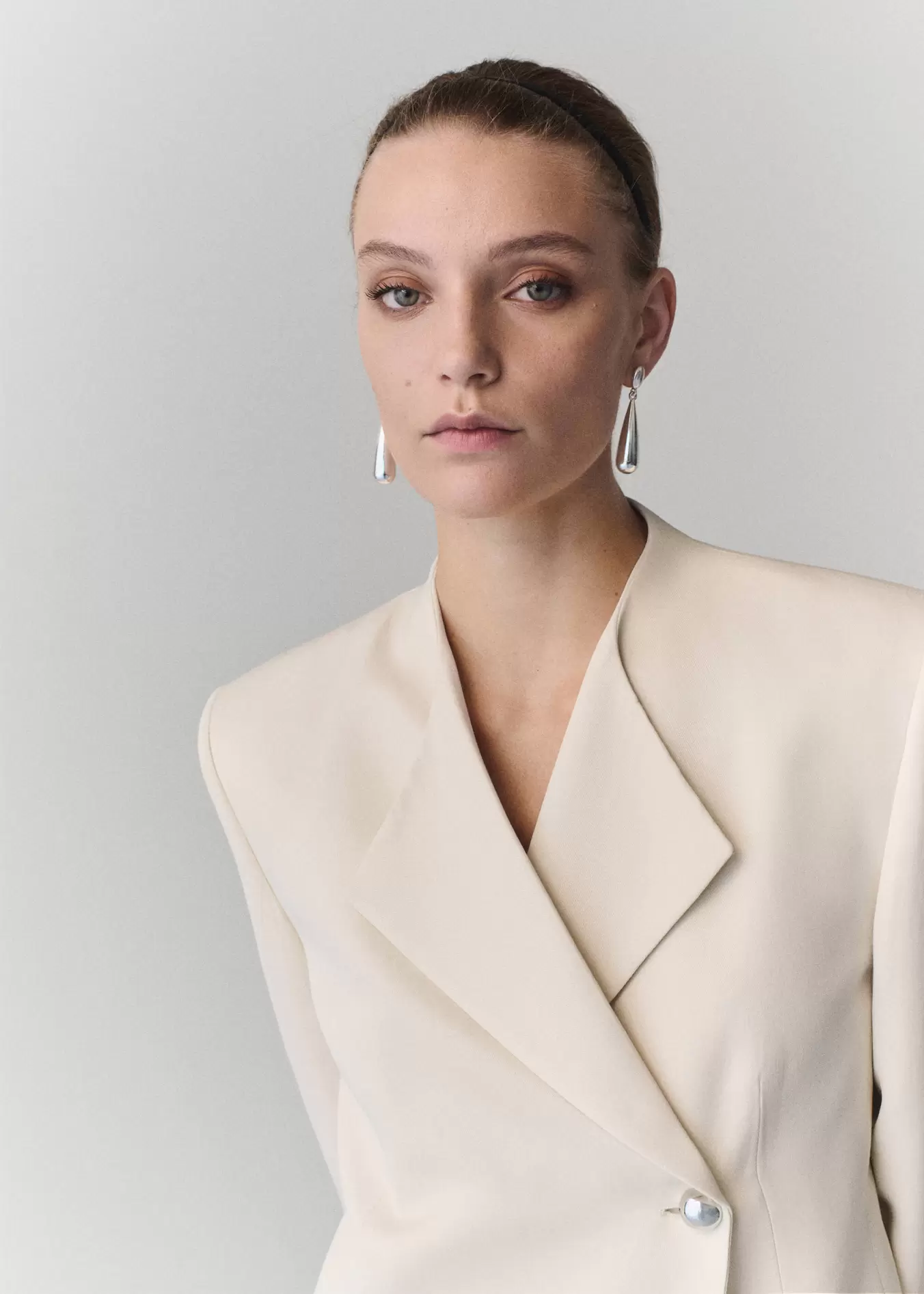 Americana traje detalle solapa