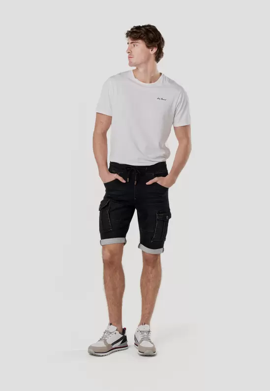 Men's Jogger Cargo Denim Shorts - Koroshi