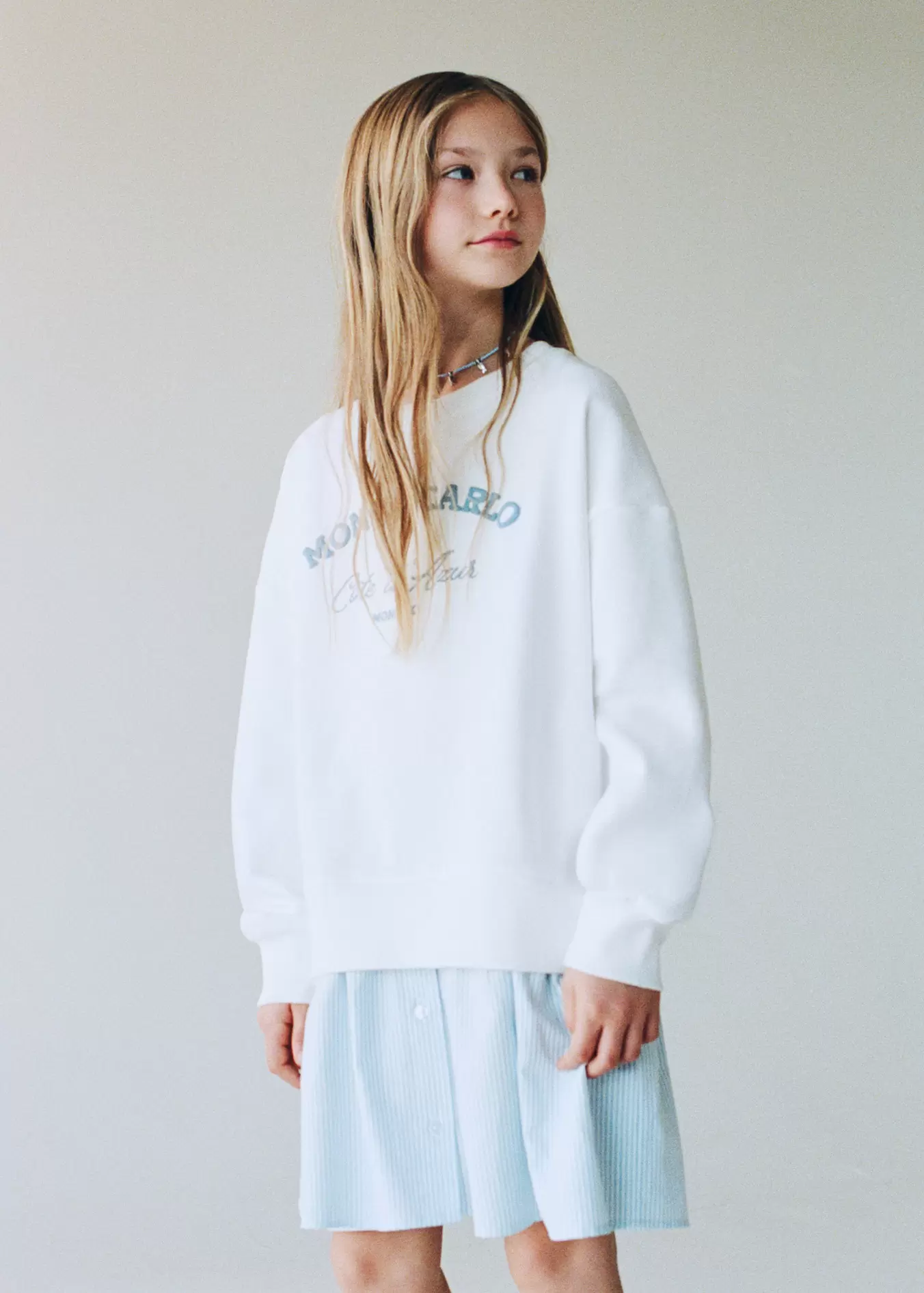 Vestido sudadera mensaje
