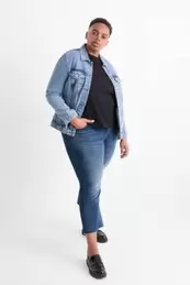 Bootcut jeans - mid waist