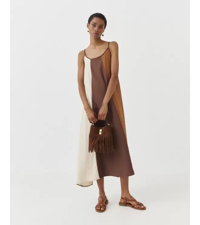 VESTIDO TIRANTES PANELES