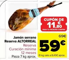 Altorreal - Jamón Serrano Reserva 