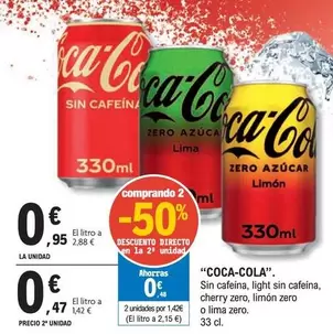 Coca-Cola - Sin Cafeina Light Sin Cafeina