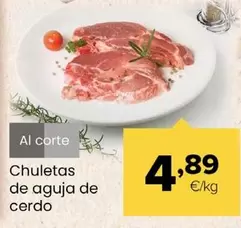 Chuletas De Aguja De Cerdo