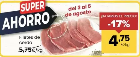 Filetes De Cerdo