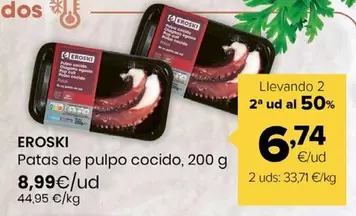Eroski - Patas De Pulpo Cocido