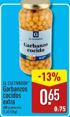 El Cultivador - Garbanzos Cocidos Extra