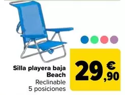 Silla Playera Baja Beach