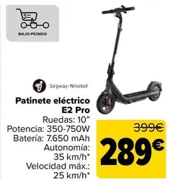 Segway Ninebot - Patinete Eléctrico E2 Pro