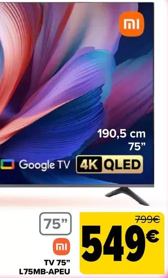 Xiaomi - TV 75" L75MB-APEU