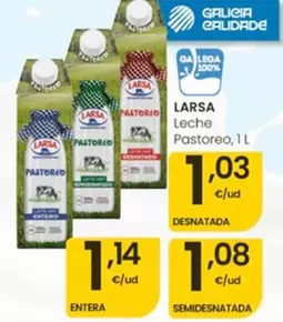 Larsa - Leche Pastoreo Desnatada