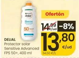 Delial - Protector Solar Sensitive Advanced FPS 50+