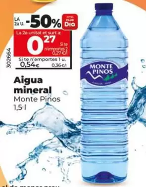 Monte Pinos - Agua Mineral