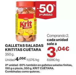 Cuétara - Galletas Saladas Krititas