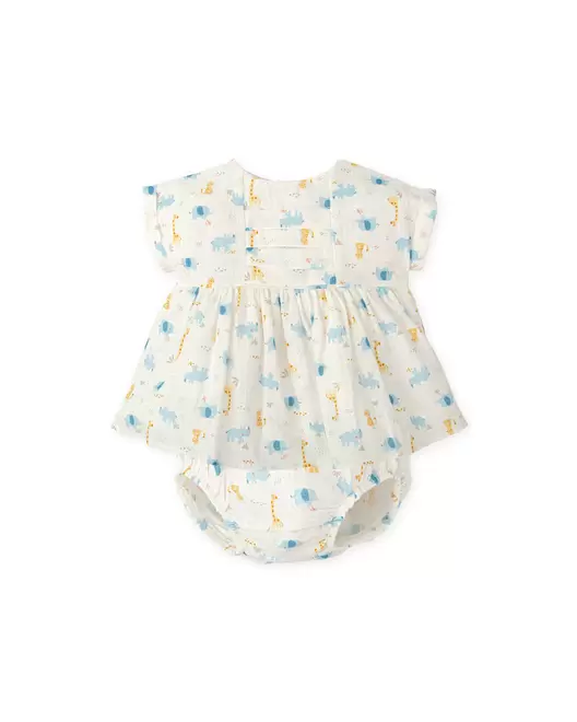 Safari Animal Dress & Bloomer Set | The "Playful Portrait" Essential
