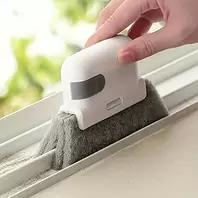 1 x 2 in 1 Multi-Function Cleaning Kit for Windows and Gutters, Grey