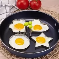4 Pack Stainless Steel Egg Rings for Cooking