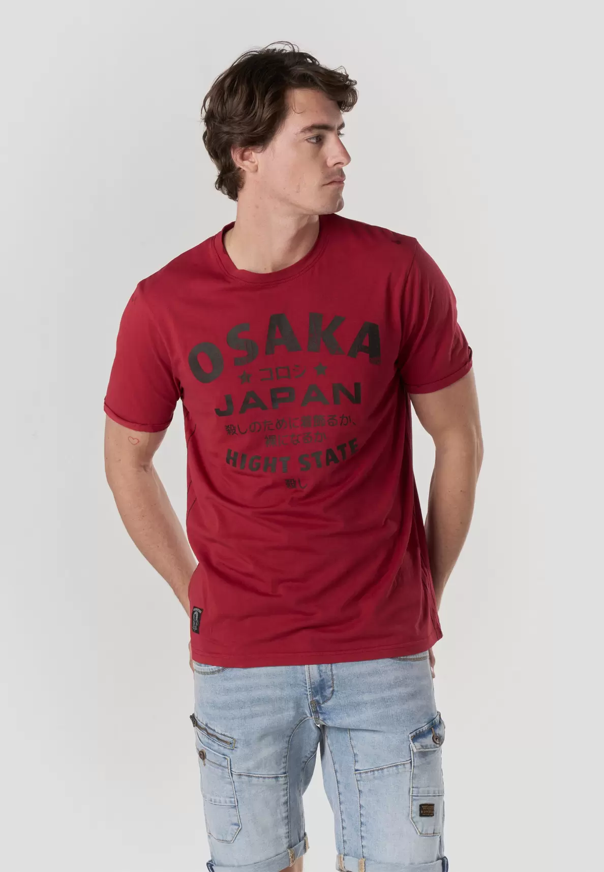 Men's Osaka Japan Print Short Sleeve T-Shirt - Koroshi