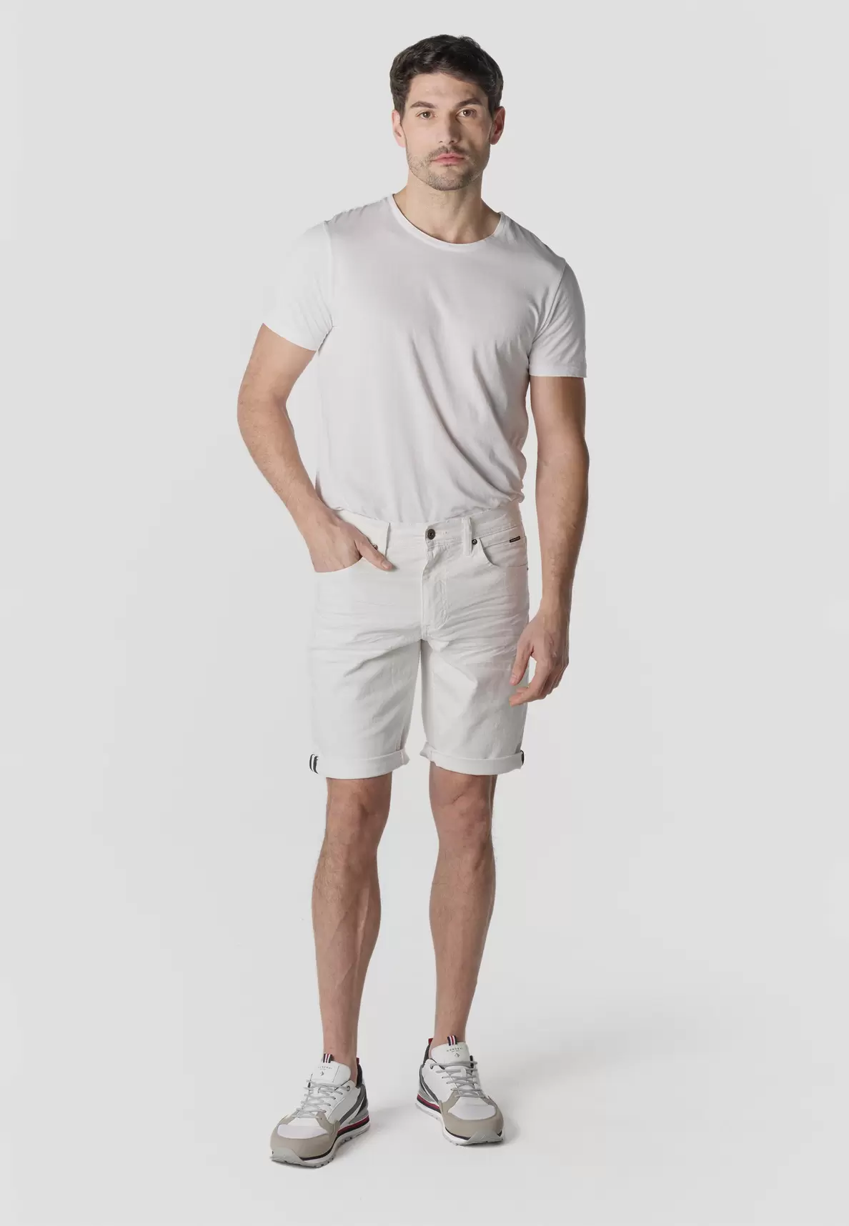 Men's Cotton Regular 5-Pocket Bermuda Shorts - Koroshi