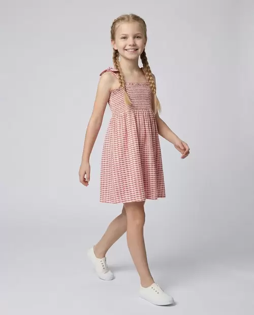 Vestido con volantes blanco