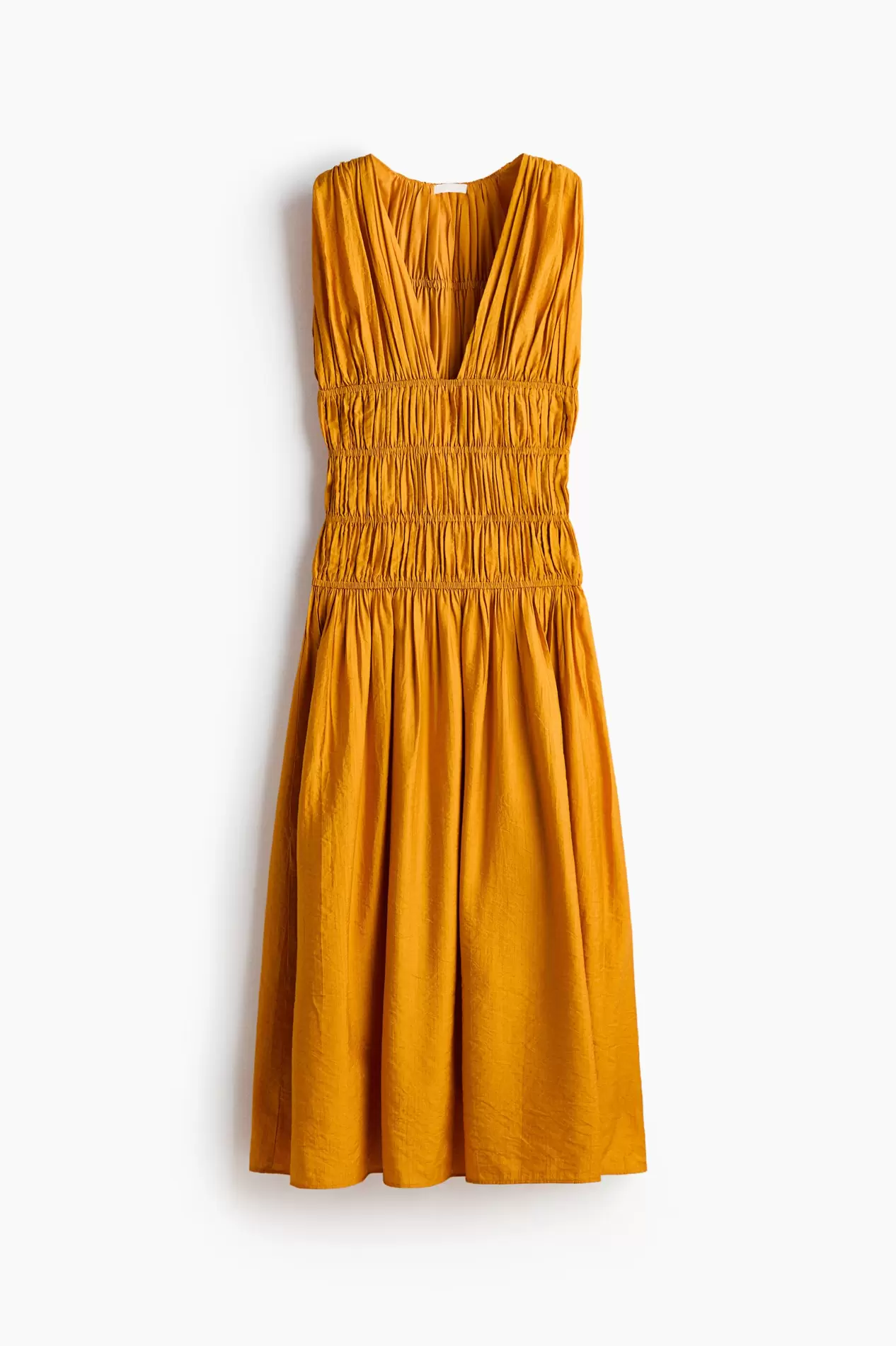 Vestido nido de abeja en mezcla de viscosa