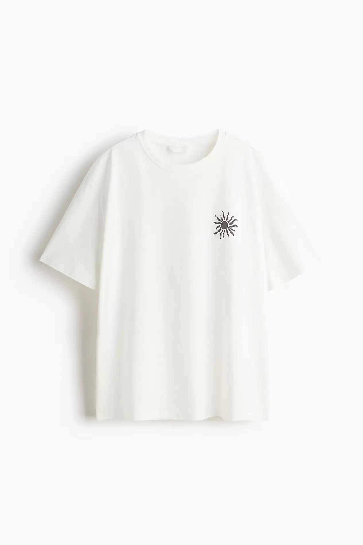 Camiseta oversize estampada
