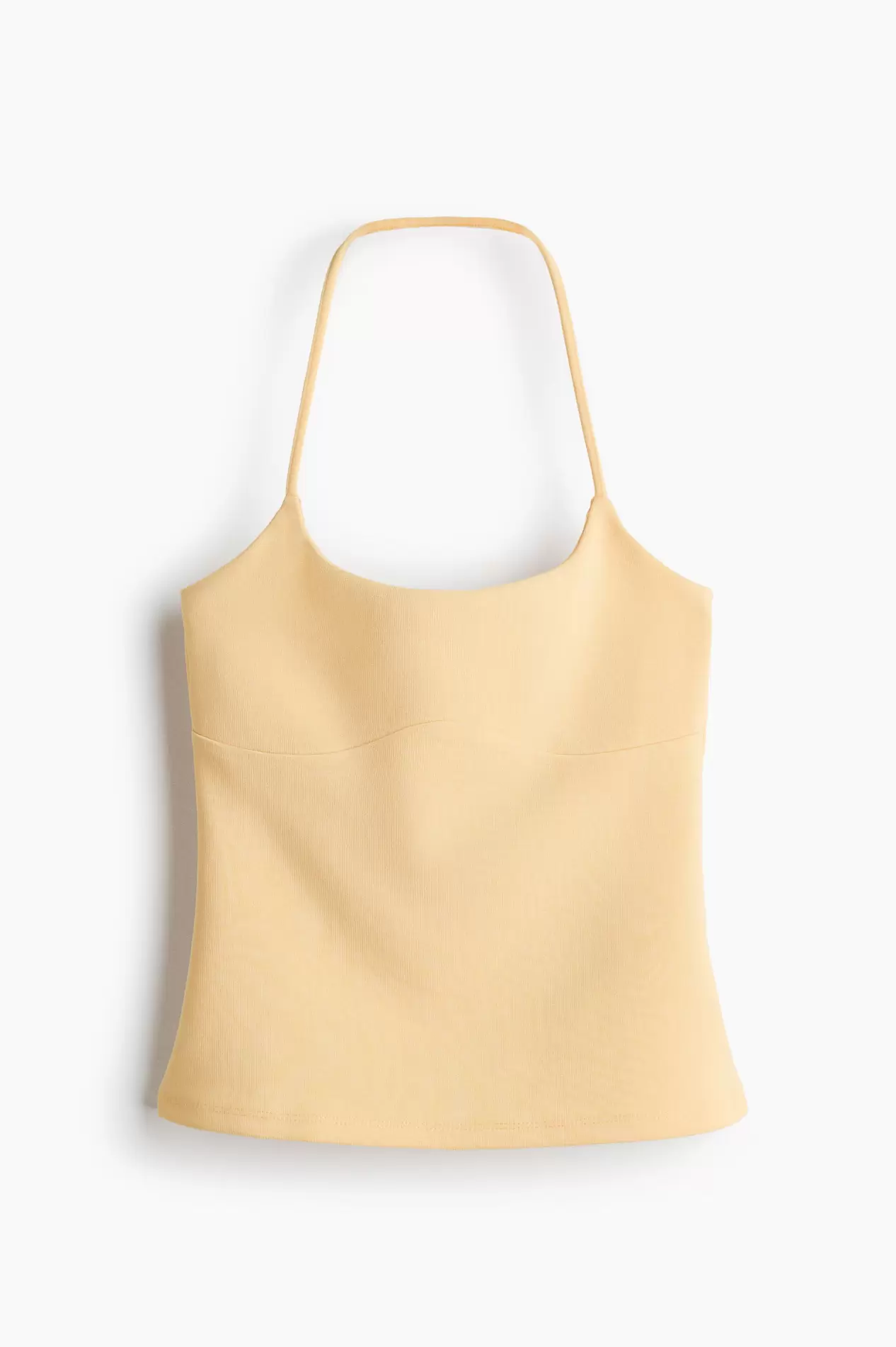 Top halter de punto