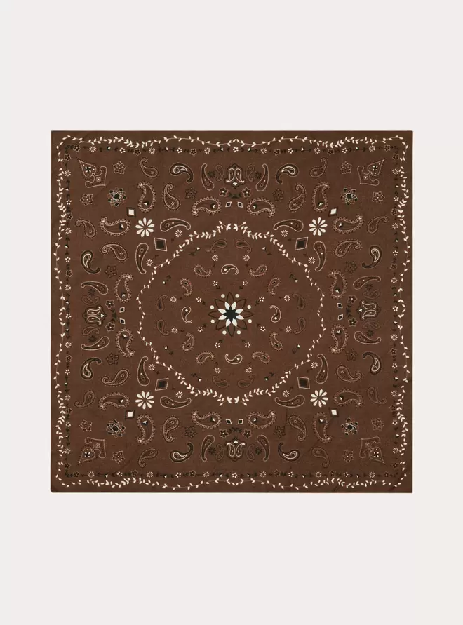 Sciarpa foulard stampa paisley